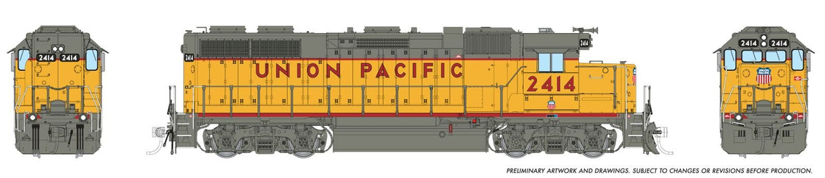 Rapido Union Pacific #2414 EMD GP38 Low Nose - Sound and DCC 38574